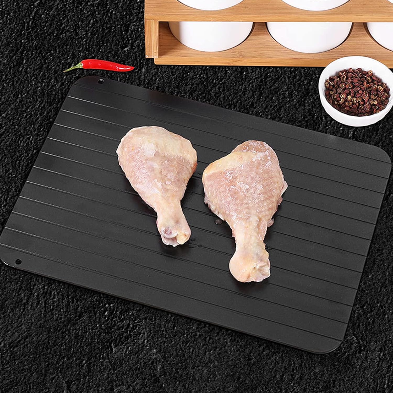 plošča za odmrzovanje hrane